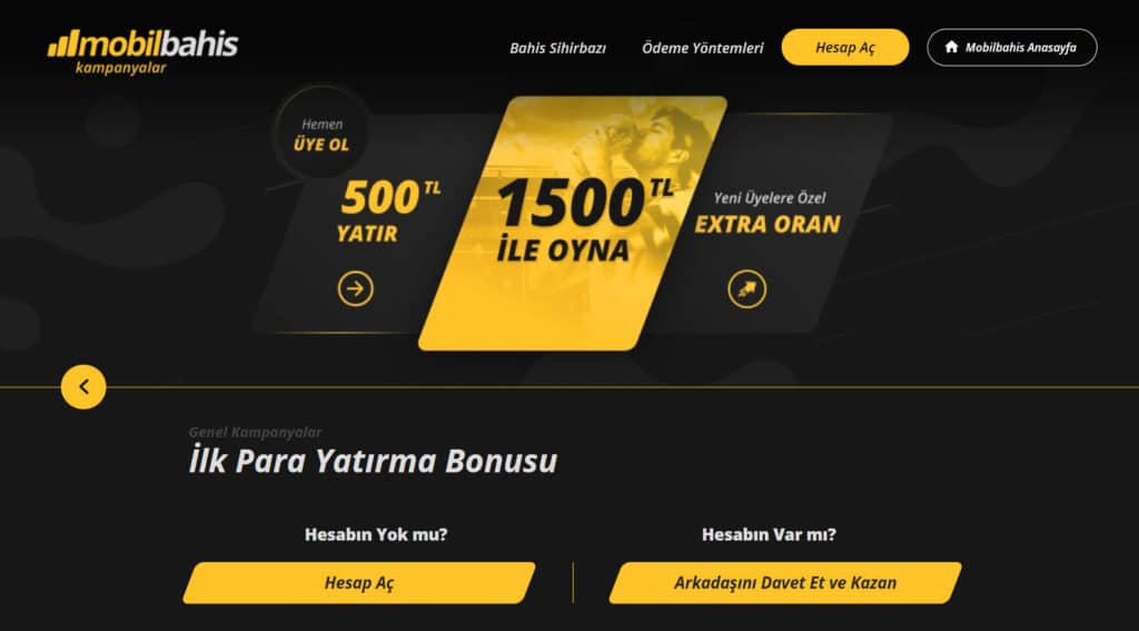 bahisvegas Mobil Ödeme Planı